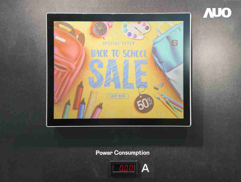 牛牛游戏展示胆固醇液晶超低耗能户外全彩显示器，，，ChLC（胆固醇液晶）以双稳态技术使静态显示零功耗，，，具省电、、、、高彩度、、、环保的特性，，还整合软硬件系统解决方案，，可透过单一云端平台管理